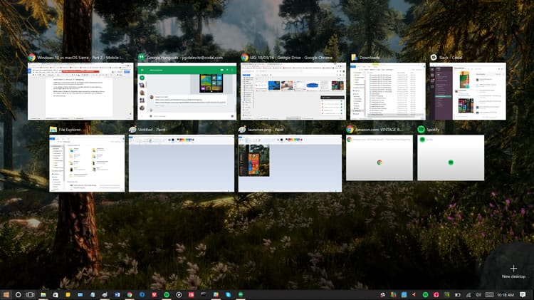 multitasking gestures for mac on windows